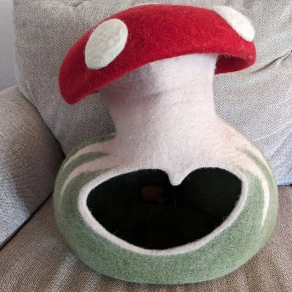 Whimsical Felt Pet Bed
